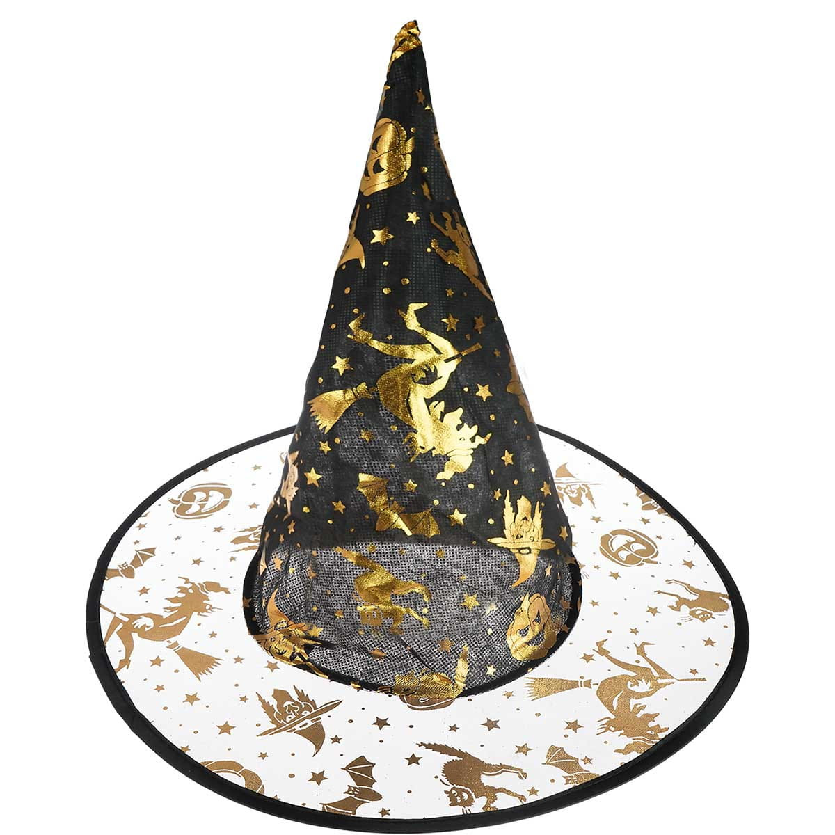 Kapelusz czarownicy z transp.rondem Halloween SH5289 Arpex